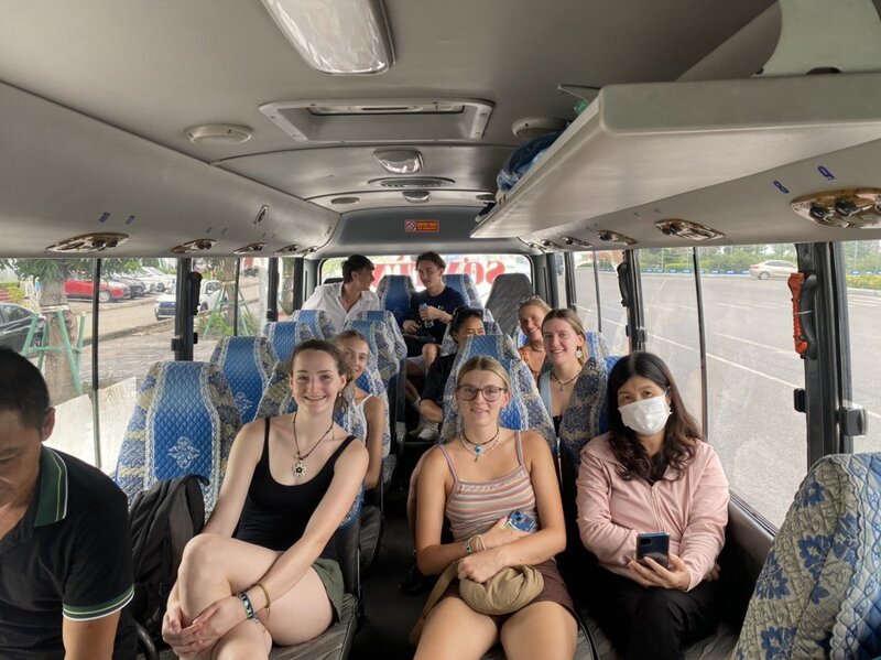 bus to Cat Ba Island from Halong Bay