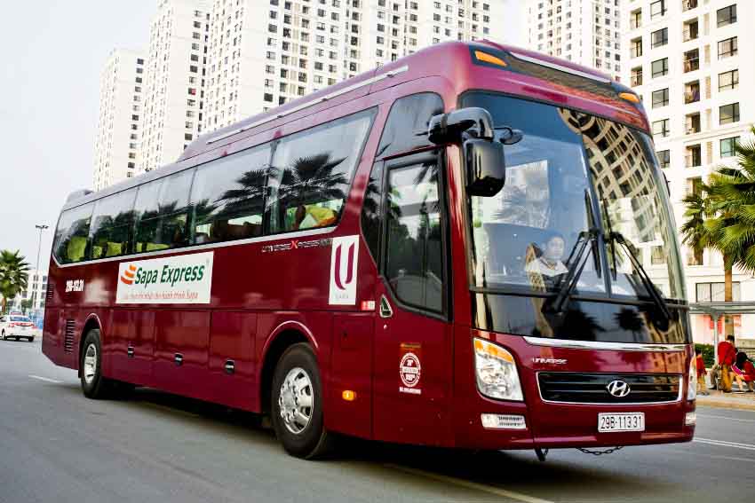 Bus Sapa to Hanoi