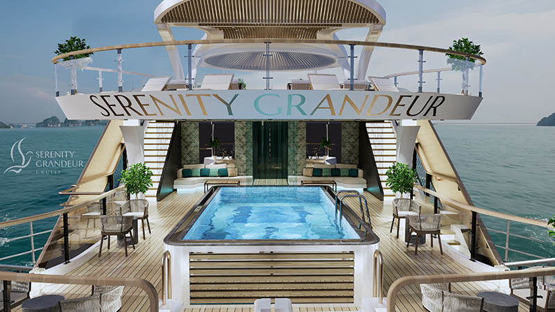 Bể bơi du thuyền Serenity Grandeur Bể bơi du thuyền Serenity Grandeur