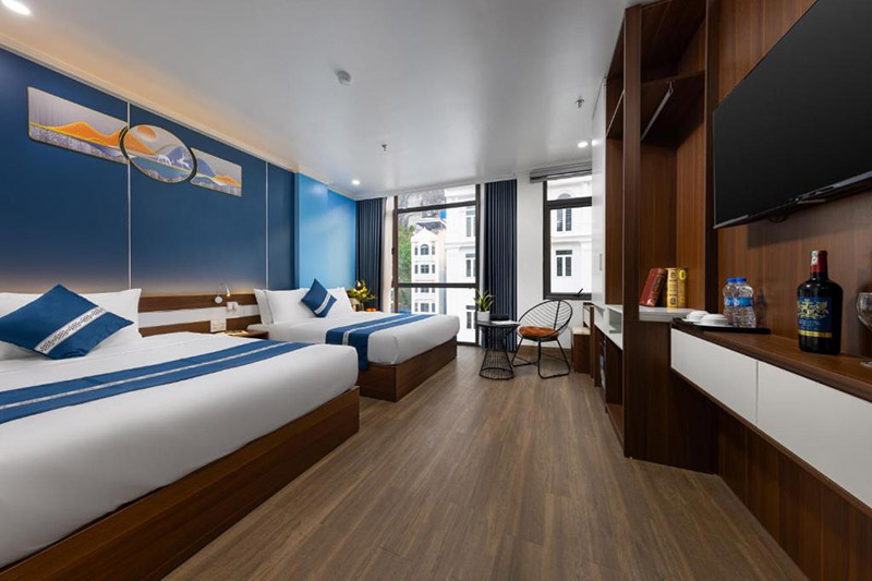 Phòng Deluxe – Thanh lịch, view hướng biển