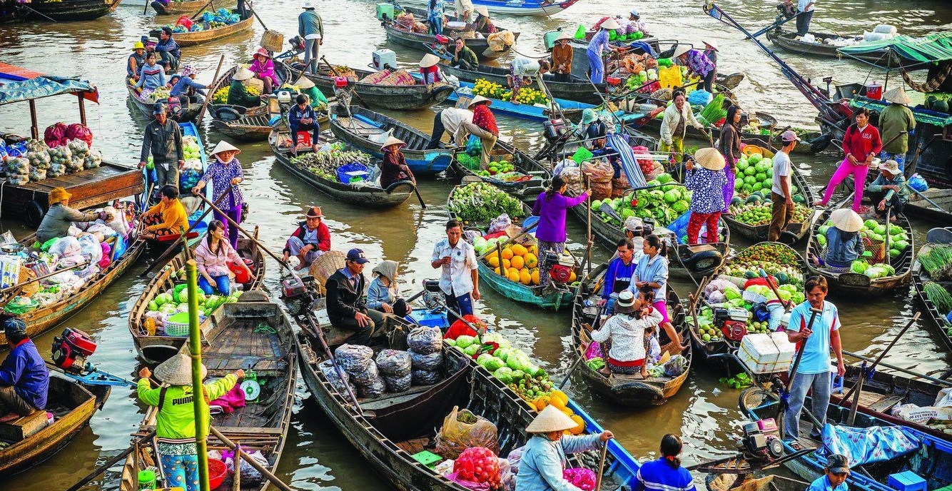 Mekong Delta Floating Market