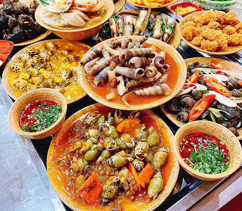 Ốc Hải Phòng - Food tour Hải Phòng