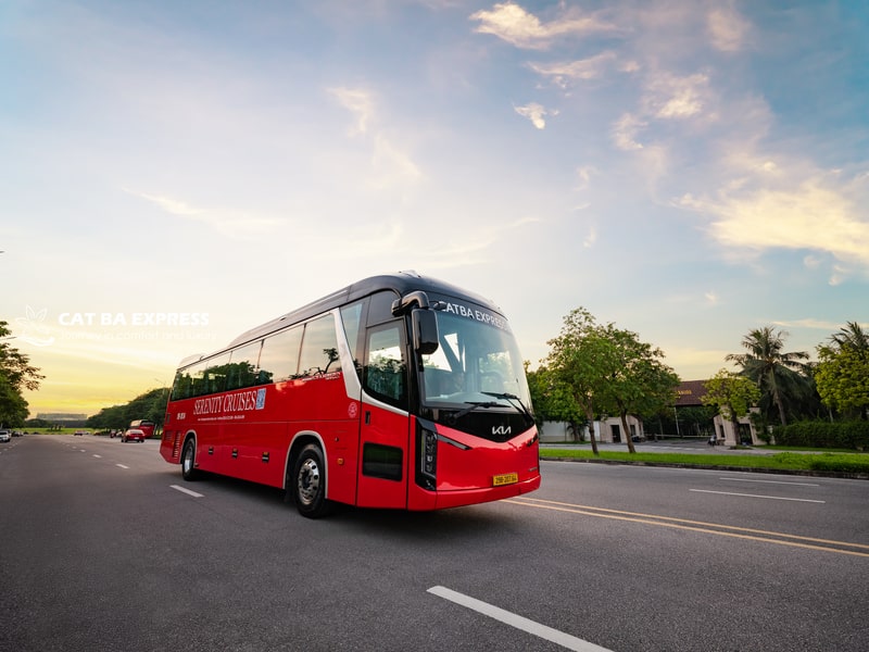 Bus Hanoi to Cat Ba