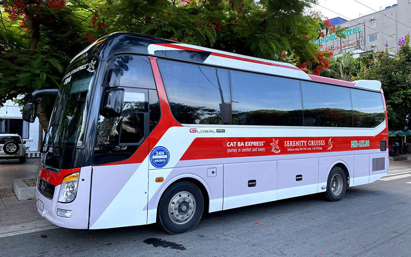 Bus Hanoi to Cat Ba