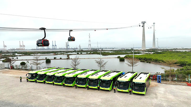 Xe điện Sun World Cát Bà