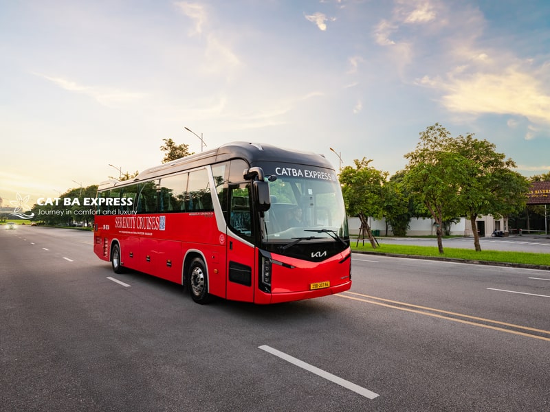 Xe limousine Hà Nội - Cát Bà khứ hồi