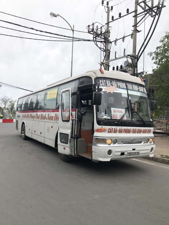 Xe khách từ Nam Định đi Cát Bà